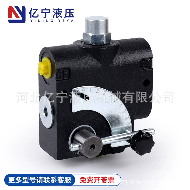 Клапан регулирования расхода двигателя Клапан регулирования расхода Гидравлический двигатель клапан регулятора скорости двигателя LKF60 Регулировка клапана регулирования расхода