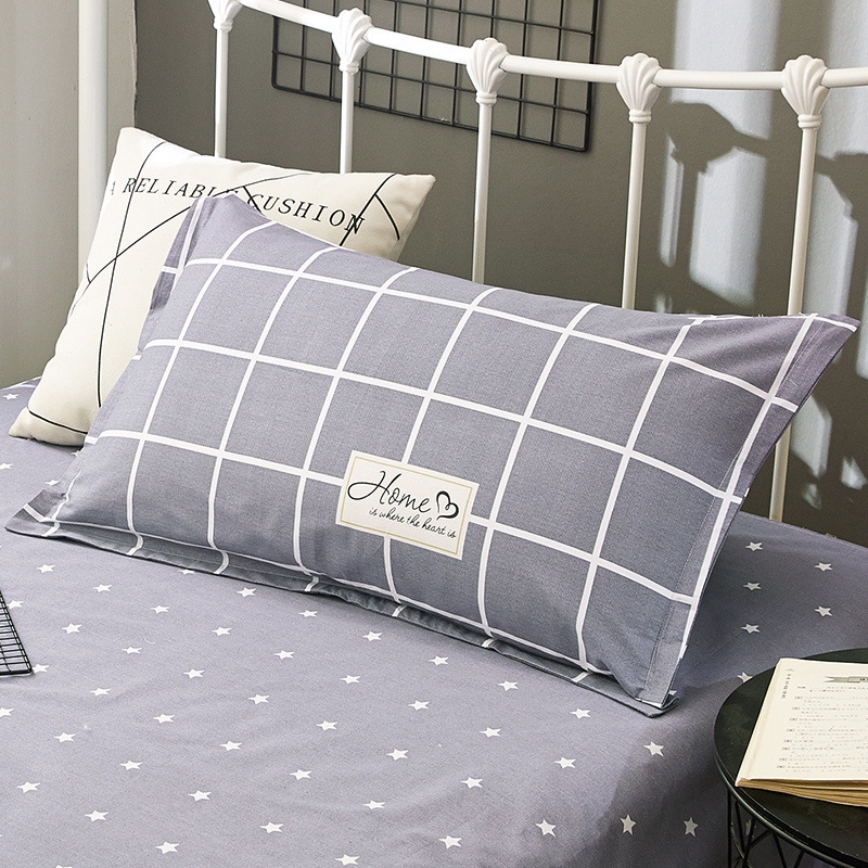 Funda de almohada de algodón 100 Funda de almohada gruesa 48x74cm Un par de juegos para hombres domésticos Funda interior de núcleo de almohada de algodón al por mayor