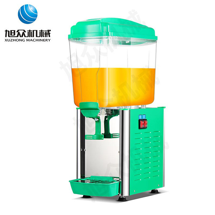 Xuzhong máquina de bebidas refrigeradas comerciales caliente y frío doble temperatura tienda de té de leche máquina de bebidas frías máquina de mezcla de bebidas frías máquina de jugo multifuncional