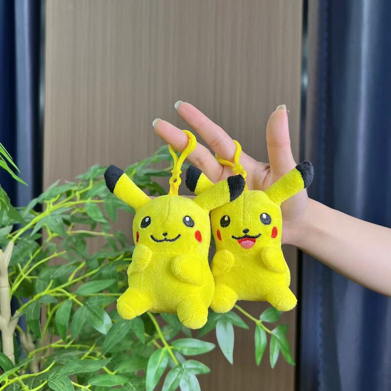 Cute Pokémon Pikachu Plush Doll Toy Bag Pendant Pendant Claw Machine Doll Keychain