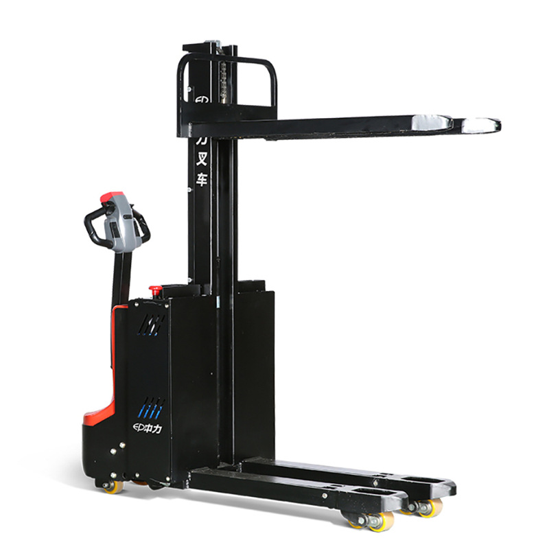 EP中力0.8吨双起升电动堆高车ES08-Wai 双作用升降叉车 双层货叉