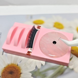Eyelash grafting tool pink jade pad eyelash glue pad eyelash grafting console eyelash blooming device