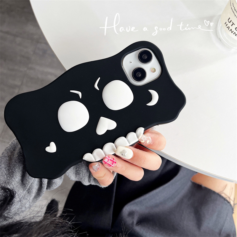 Skull Phone Case For Iphone 15 Pro Max 14 Pro 13 12 Funny Cover_voghion.com