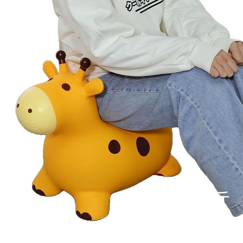 Inflatable explosion-proof rubber toy for jumping