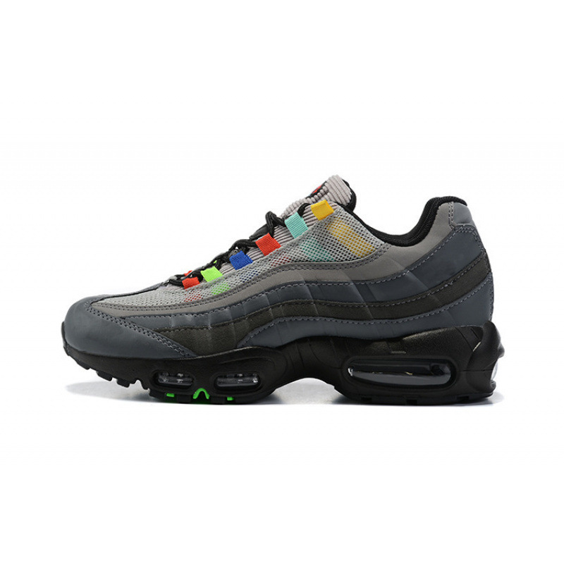 ヨーロッパステーション MAX 95 エアクッションシューズ反射衝撃吸収ロートップランニングメンズシューズピュアブラックサムライ高さ増加クロスボーダー外国貿易靴|undefined