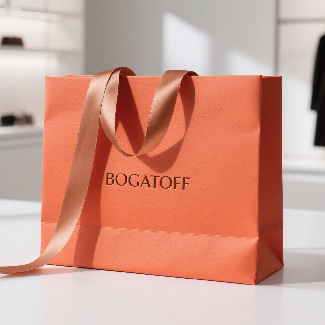 服装店手提袋高级感礼品袋礼物袋批发拎袋印纸袋礼物手提ins