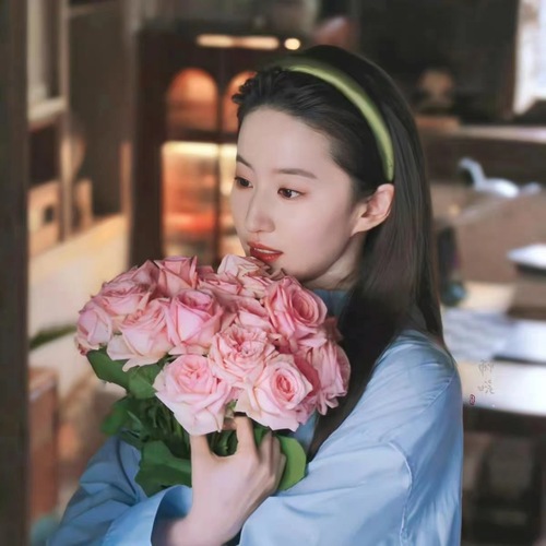 Go where the wind blows Liu Yifei Xu Hongdou's same style hairpin hairband for women high skull green forest headband hair accessory