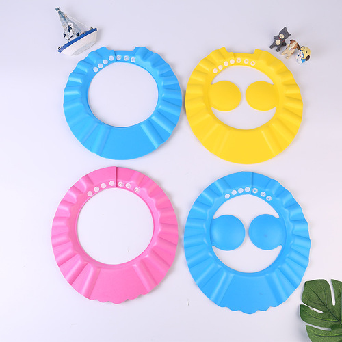 Wholesale Adjustable Kids Shower Cap with Ear Protection for Babies and Toddlers - Baby Shower Hat and Hair Wash Gadget