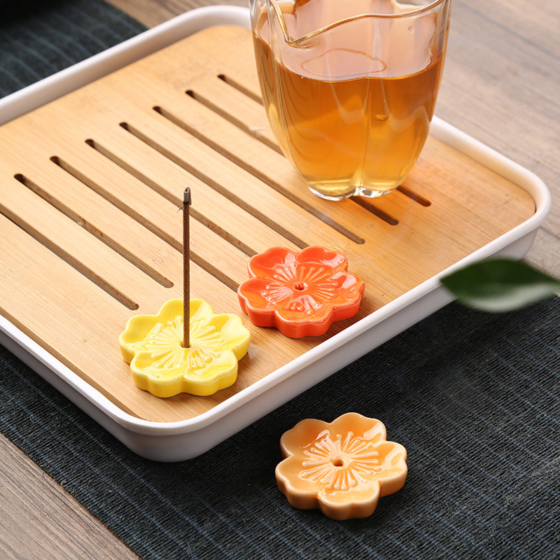 Japanese -style zakka ceramic cherry blossom wire incense fragrant…