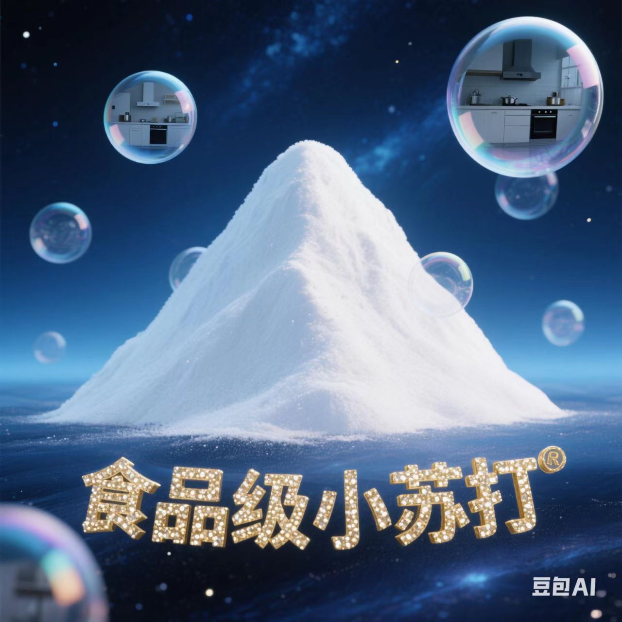 小苏打碳酸氢钠食品级小苏打粉 饼干糕点面包疏松剂小苏打食品级