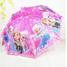 儿童雨伞公主伞自动雨天小公主个性艾沙文艺女孩创意轻便小伞上学