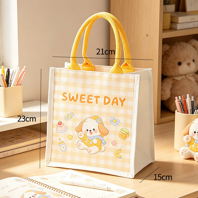 Bolsa de lona Bolsa de tote de oso personalizada Bolso de lona tridimensional para estudiante Carpeta personalizada con logo Bolsa de lona pequeña image 15
