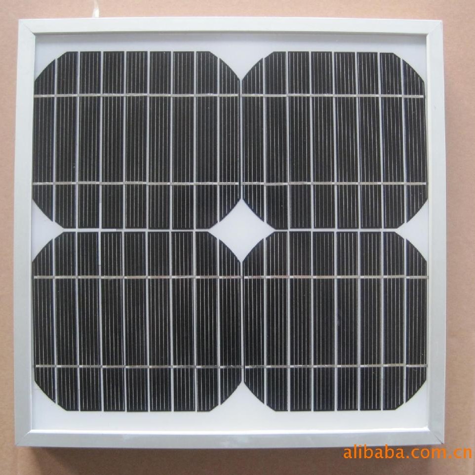 5W20W到100W太阳能光伏电池板太阳能发电板单晶多晶 转换率18.5%