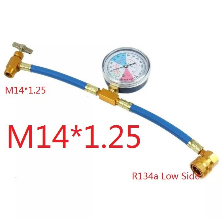 日本亚洲R134a recharge hose 汽车空调制冷剂检测补充管加氟管