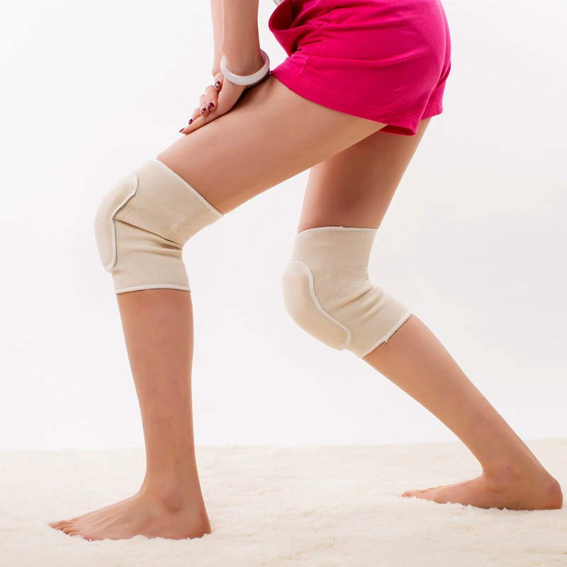 Нейлоновые вязаные губчатые knee pads для волейбола и баскетбола, оптом, (Физические)