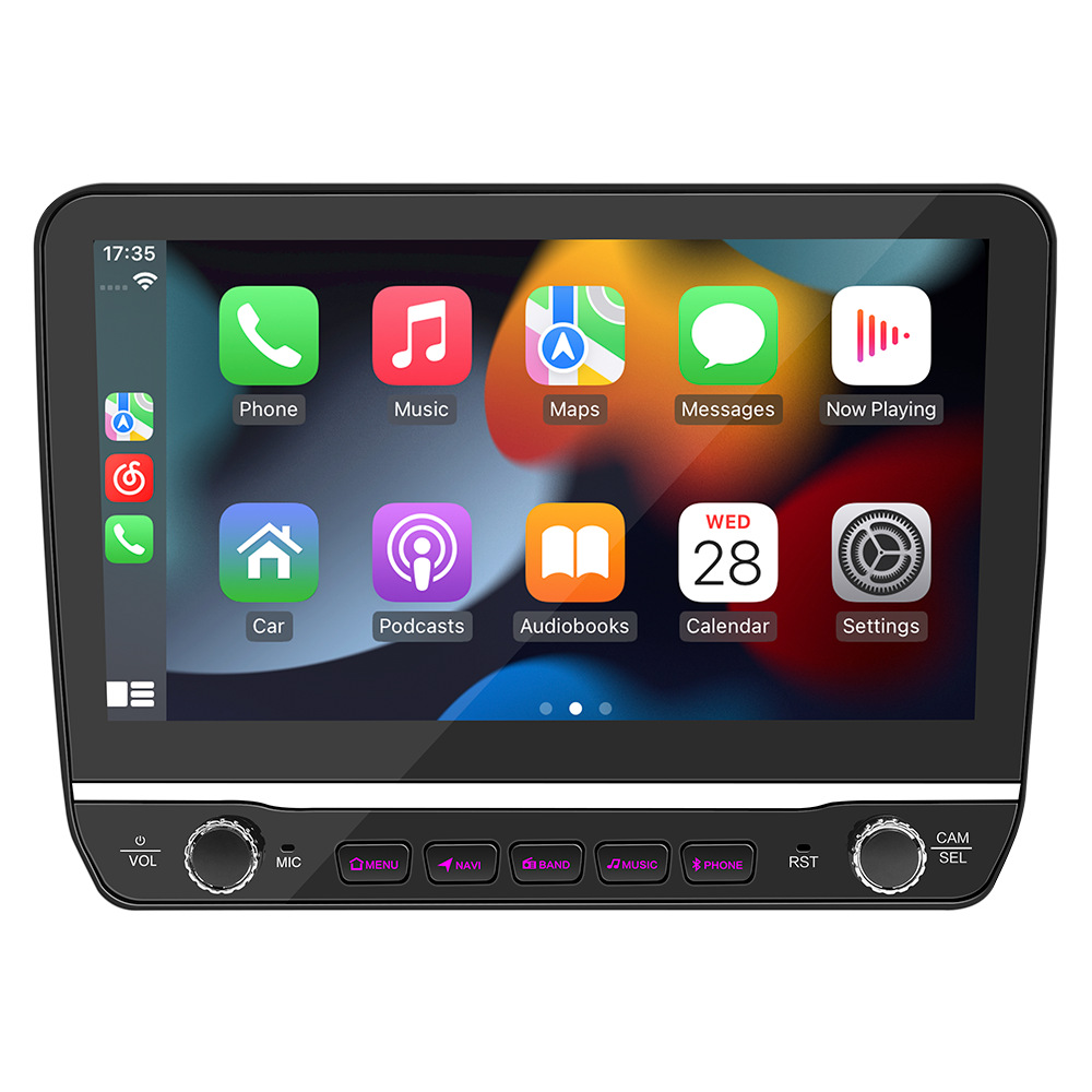 10.1 Pulgada HD pantalla grande Android navegación de coche carplay inalámbrica video de marcha atrás radio Bluetooth de coche