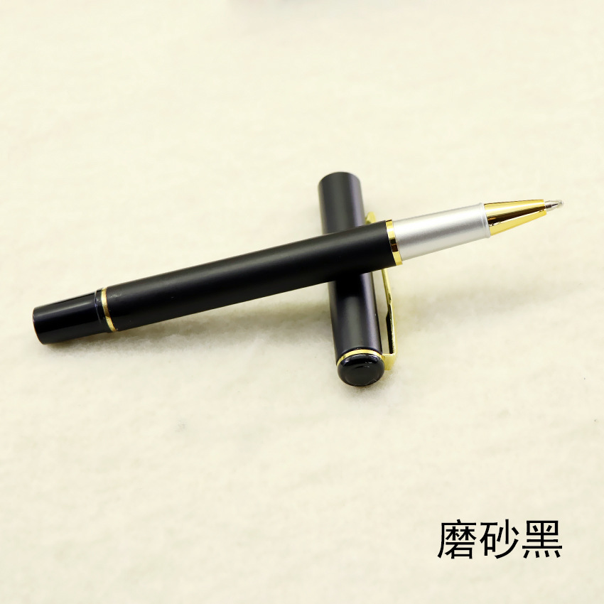 Roche 760 bolígrafo de bolígrafo comercial publicidad metal al por mayor 0.5mm negro regalos comerciales lujosos