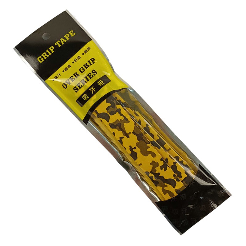 Badminton Racket Sweat Absorbing Belt Camouflage Printing Keel Hand Glue Anti-slip Belt Tennis Racket Fishing Rod Slingshot Rope Skipping Anti-sweat Belt