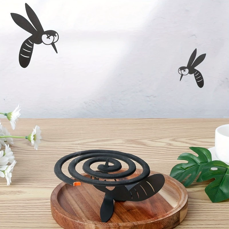 Популярный трансграничный многофункциональный держатель для спирали от комаров для домашнего использования в помещении, горелка для спирали от комаров, держатель для спирали для благовоний, ароматерапевтическая горелка с пепельницей.