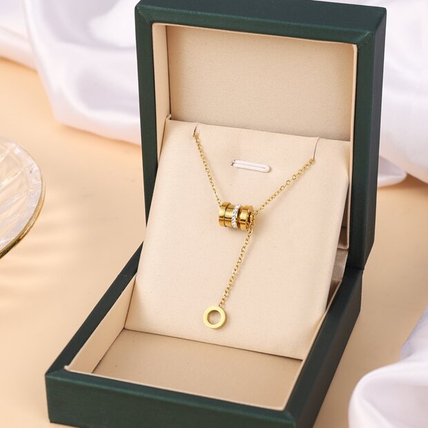 Collar de acero de titanio para mujeres simple y versátil estilo ligero de lujo nicho diseño de alta calidad no decoloración joyería de cadena de clavícula al por mayor