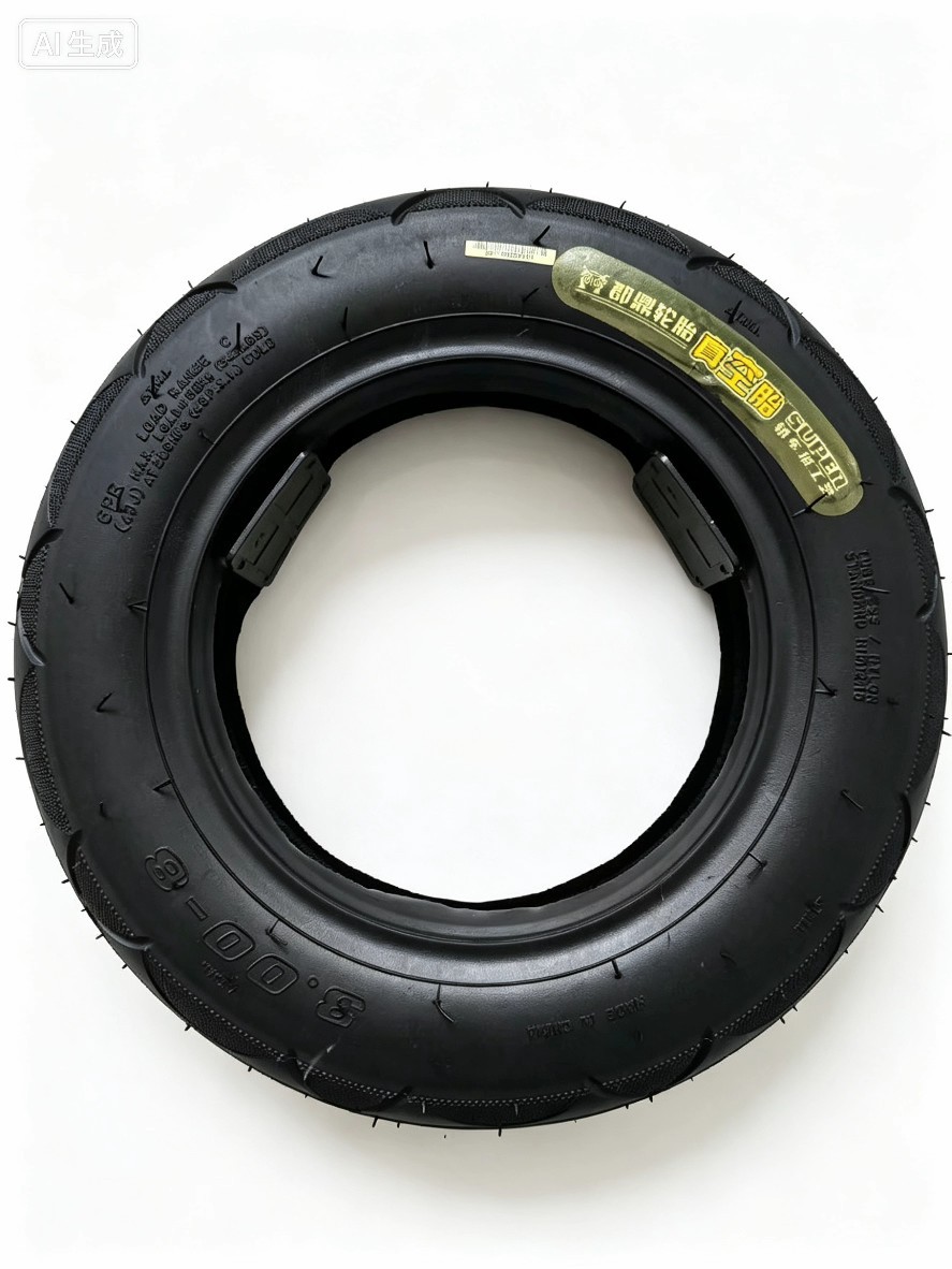 Brand new, unopened 300-8 vacuum explosion-proof tire with anti-slip and wear-resistant design, thickened six-layer tire for electric vehicles