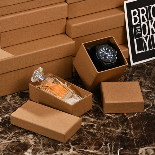 Wholesale kraft paper hard box toys socks leggings heaven and earth cover birthday gift empty box gift packaging box