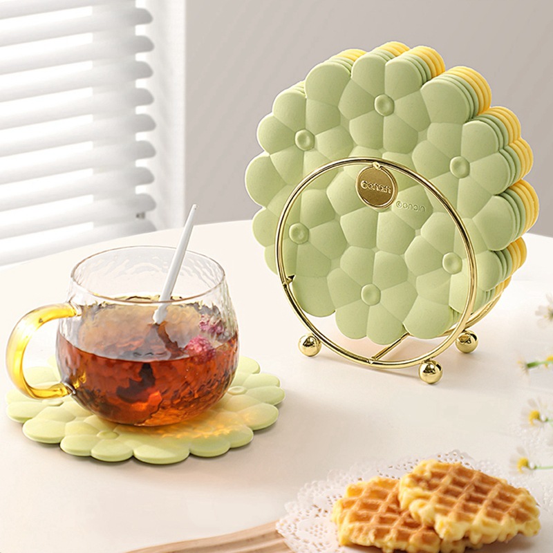 Aislamiento térmico estera mesa de comedor anti-escaldado hogar tazón de silicona placa arena olla estera placa Mat alta temperatura resistente gruesa montaña Nordic