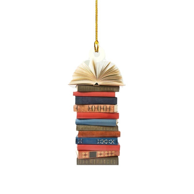 国境を越えた新しいBookクリスマスツリーOrnamentストラップアクリル装飾品ストラップ|undefined