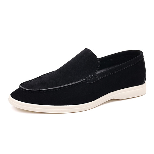 English leisure Loafers retro slip-on driving shoes high-end casual lazy person shoes couple shoes