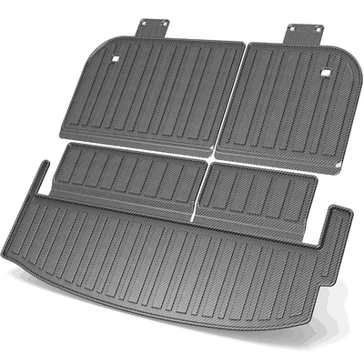 car tpe trunk mat – Trunk Mat - main-pad-backrest-carbon-fiber-pattern-suitable-for-2023-2025-ruijie-l-seven-seats