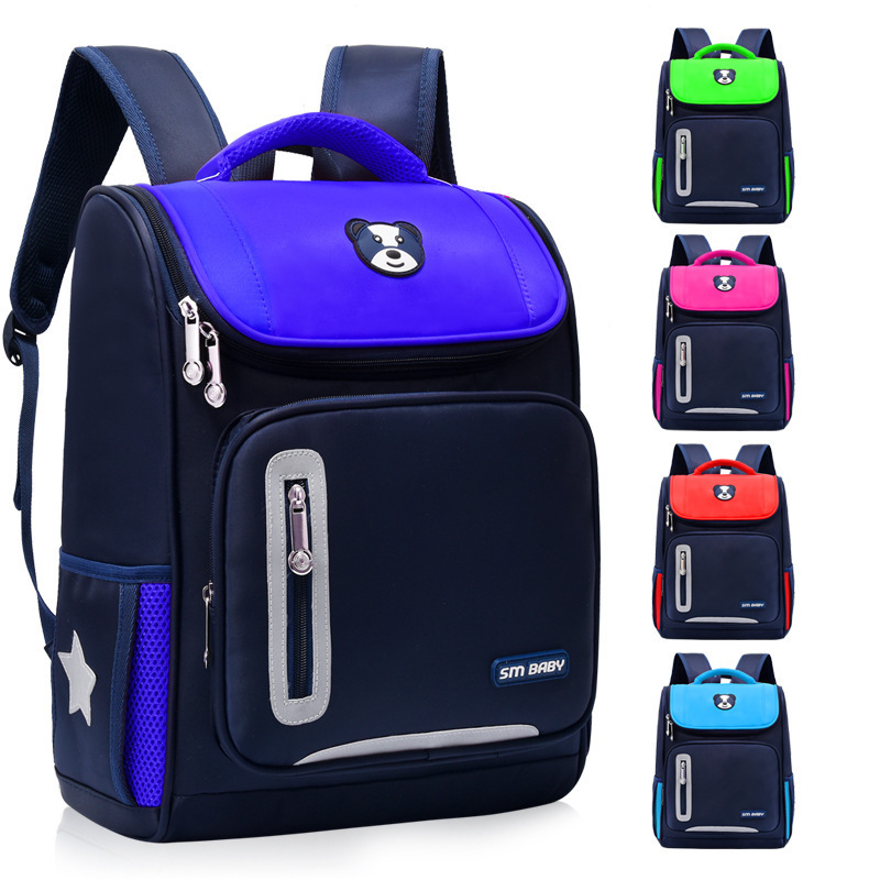 Factory sales bear Space Bag 6-12 years old primary school boys and girls large capacity schoolbag 1-3-6 grade backpack