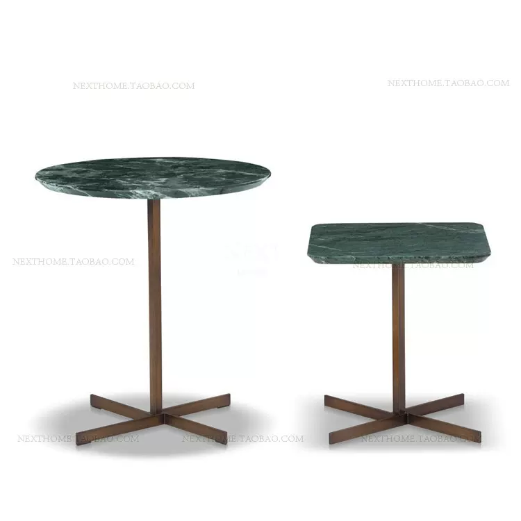 大理石茶几桌面定做边几创意家居样板间边几定制简约咖啡桌奶茶桌
