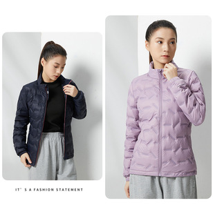 2022 Autumn/Winter U Clothing Store Same Style down Jacket with Stand Collar, Warm White Duck down Coat for Men and Women, Couple's Versatile Windproof Design