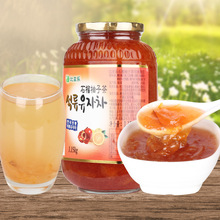 韓國原裝進口比亞樂蜂蜜石榴柚子茶醬1150g花果茶沖飲品柚子果醬