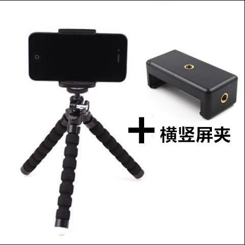 검은 휴대 전화 클립