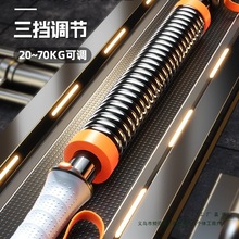 新型臂力器男士可调节弹簧臂力棒手臂胸肌力量50公斤家用健身器材