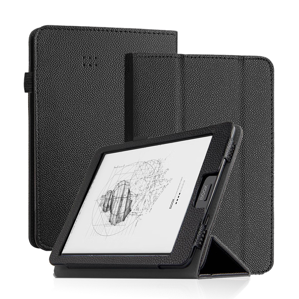 Funda Protectora de Cuero para Libro Electrónico Onyx BOOX Kon-Tiki 7.8 Pulgadas, con Soporte