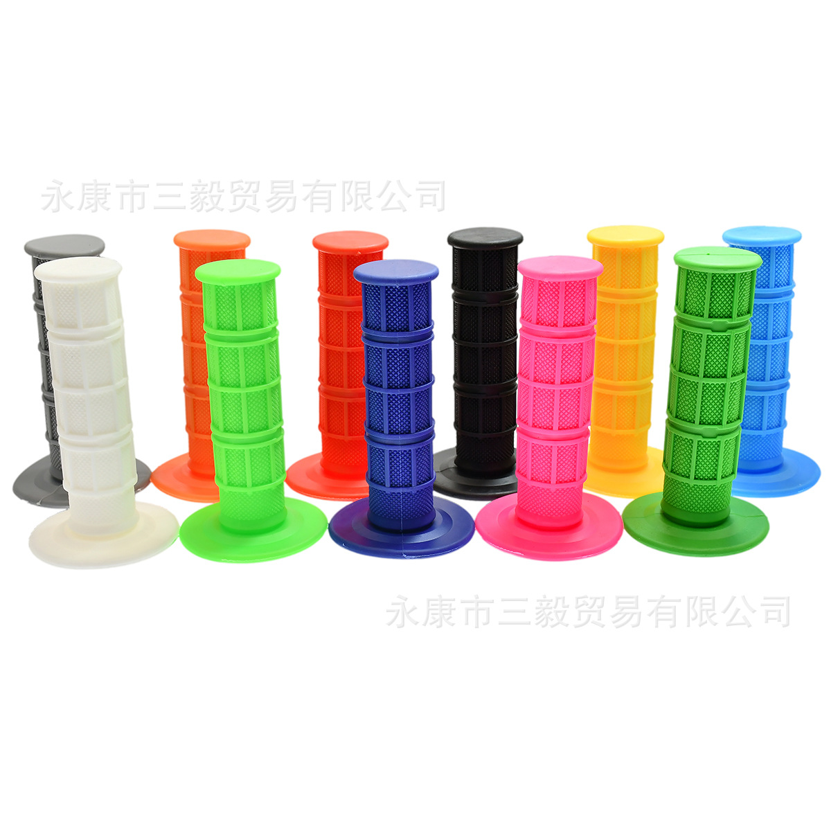 Universal Off-Road Motorcycle Handlebar Rubber Soft Handlebar Cover Throttle Handlebar Cover Competitive Rubber Grip Cover Anti-Slip