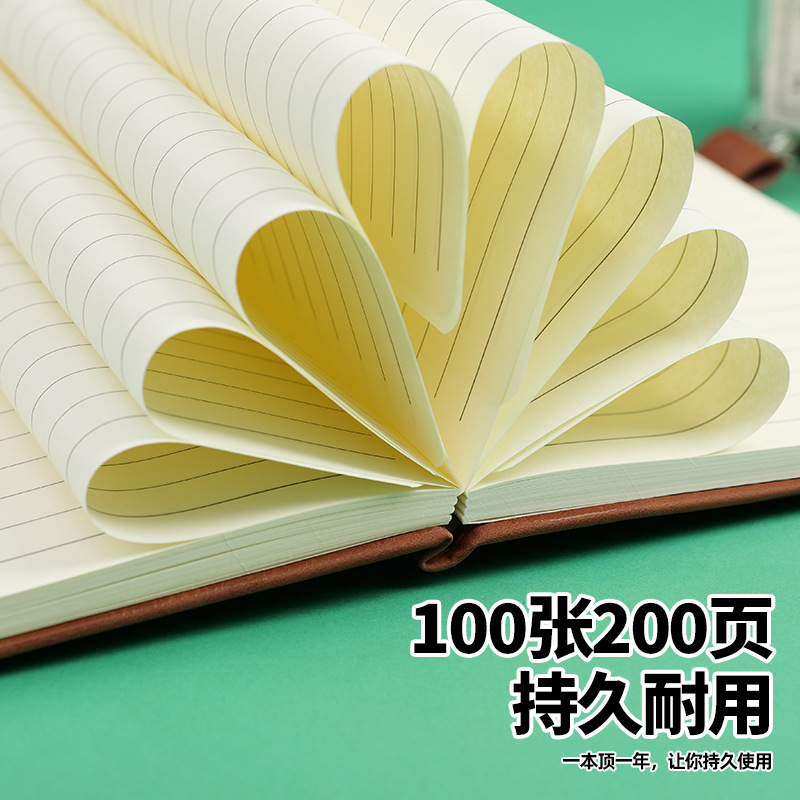 Muchos tipos de cuadernos de hebilla magnética personalizados a5 cuadernos gruesos cuadernos de mano de alto valor de cara cuadernos de notas creativos papelería caja de regalo al por mayor