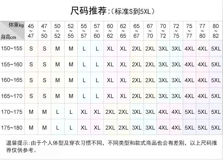 尺码推荐