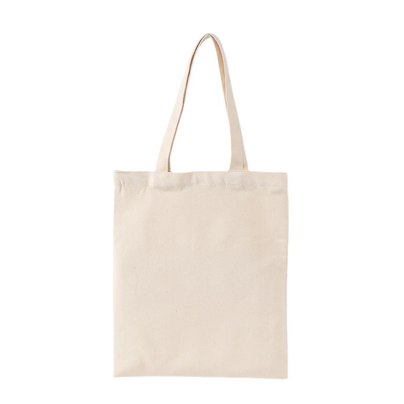 Fabricante spot en blanco bolsa de lona portátil personalizada más logotipo impresión en color ropa compras bolsa de lona bolsa de algodón personalizada