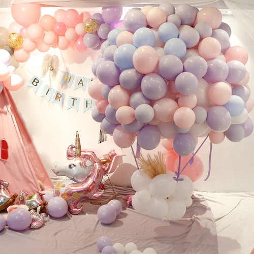 Factory direct sales 2.2g macaron color latex balloons wedding room decoration party wedding decoration wedding balloons