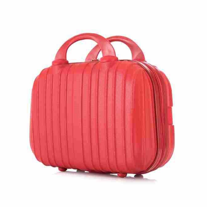 Maletas pequeñas al por mayor, maletas vintage, estuches de cosméticos, cajas de almacenamiento de equipaje, estuches de cuero, estilo lunar de moda