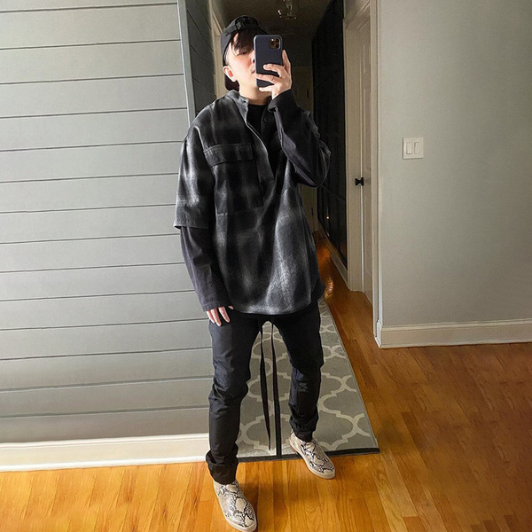 Fog Fear of God Season 6 Main Line Plaid Short -sleeved Shirt High…