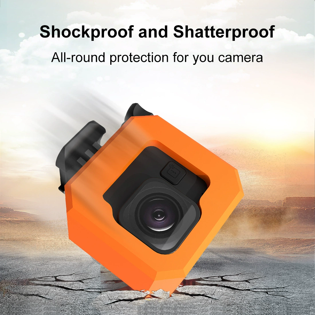 Плавающий корпус Puluz Fat Cow, подходит для GoPro Hero11 Black MINI, защитный рамочный чехол