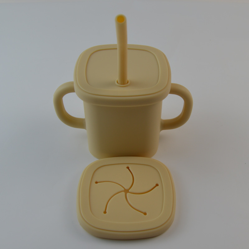 One cup of two blocks of beige