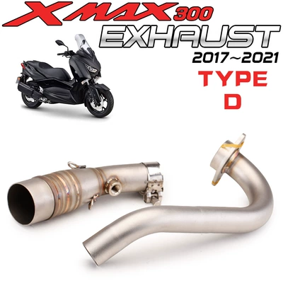 Steel Front Exhaust Pipe – Motorcycle exhaust pipe - titanium-color-front-section-middle-section-with-oxygen-port