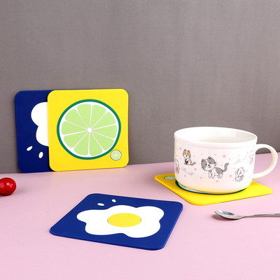 卡通硅胶垫 厨房餐桌锅垫餐垫 防滑防烫碗垫隔热垫工厂批发定制|ms