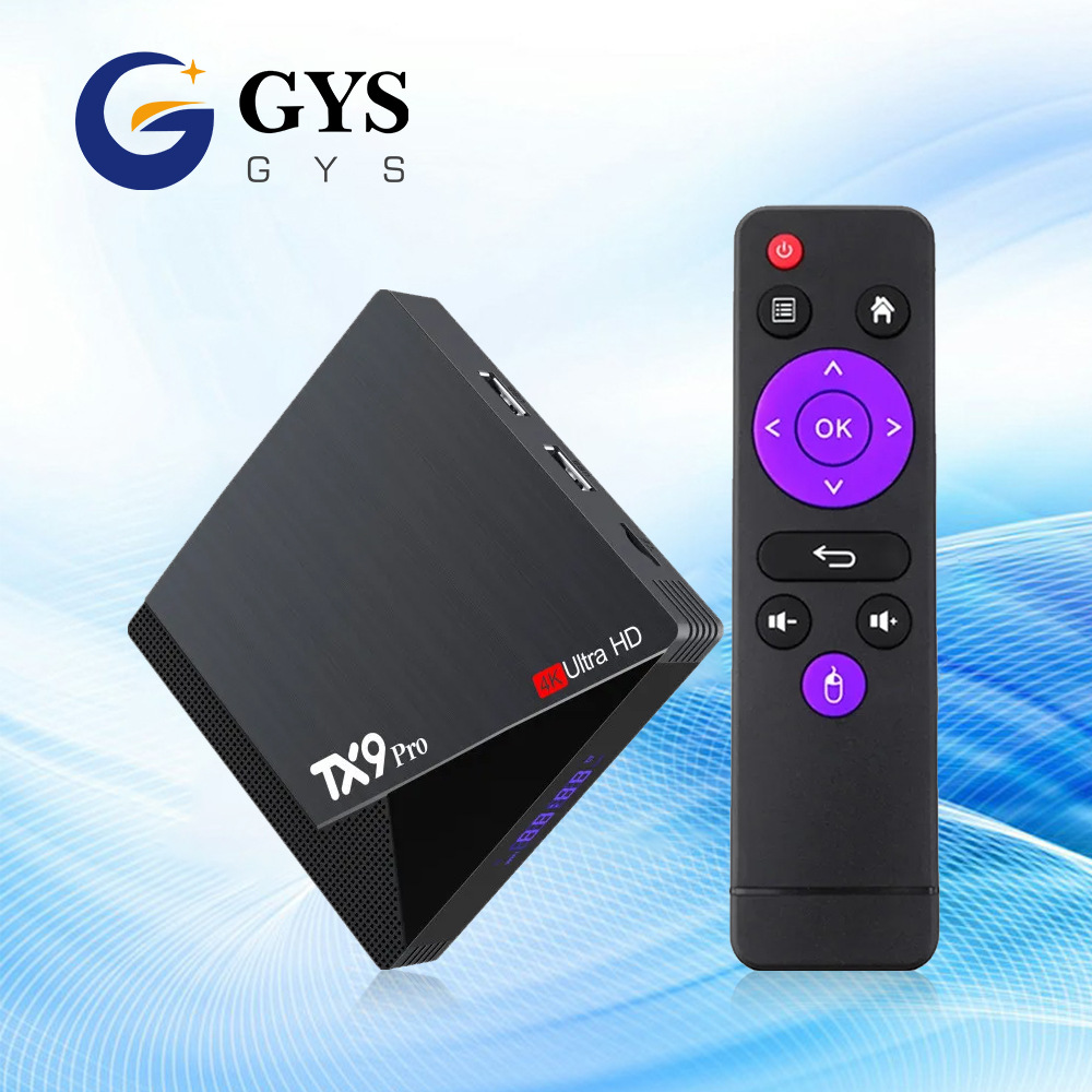 Cross-Border Factory Hot-Selling Tx9Pro Set-Top Box 4K High-Definition Display Network Player Android 12 Tv Set-Top Box