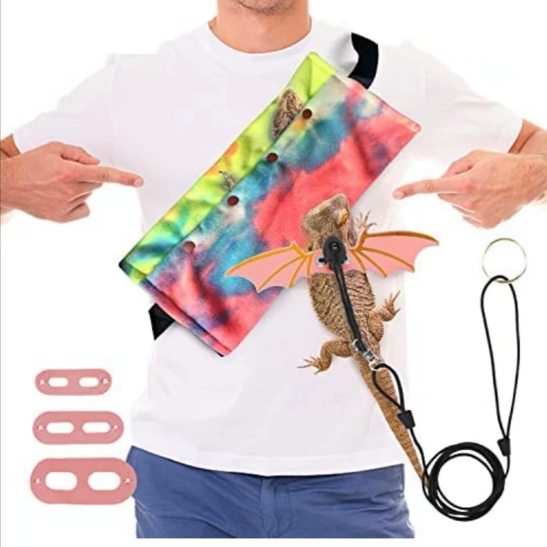 Амазонка Открытый путешествия ящерица сумка костюм ящерица веревка рептилия поставки Регулируемая Тяговая веревка для домашних животных